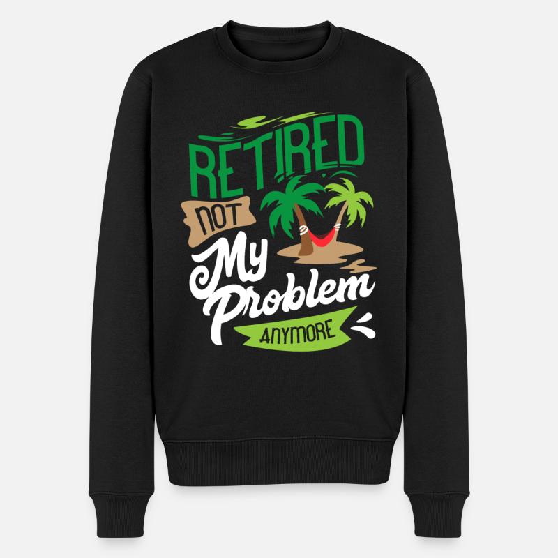 Retraités - Pull Premium bio Homme - noir