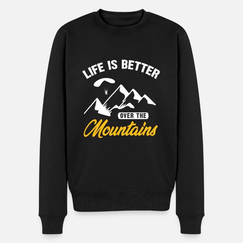 Parapente - Pull Premium bio Homme - noir