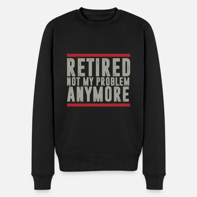 Retraités - Pull Premium bio Homme - noir