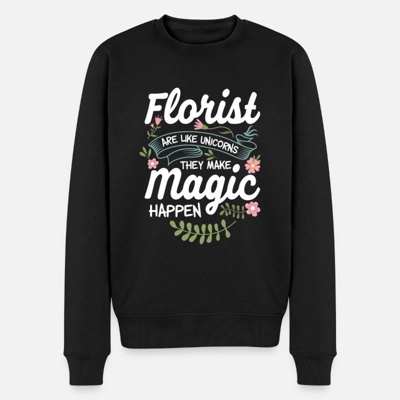 Fleuriste Tournesol - Pull Premium bio Homme - noir