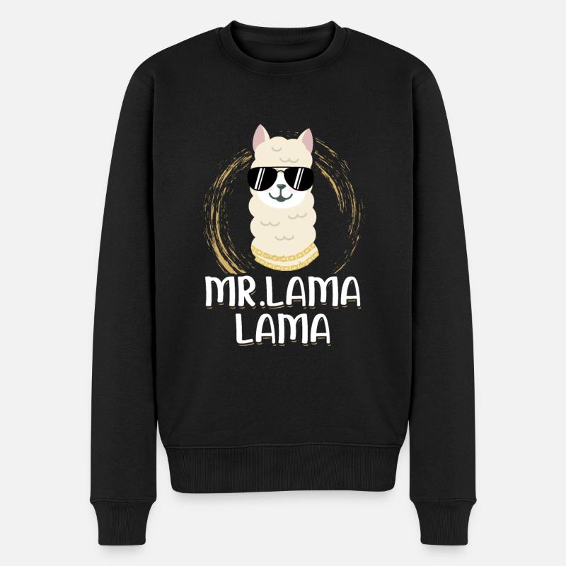 Lama - Pull Premium bio Homme - noir
