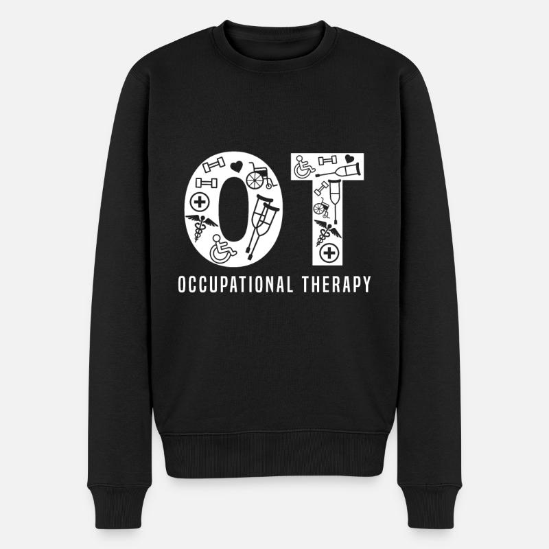 OCCUPATIONAL THERAPIST OT occupational therapist - Männer Premium Bio Pullover - Schwarz