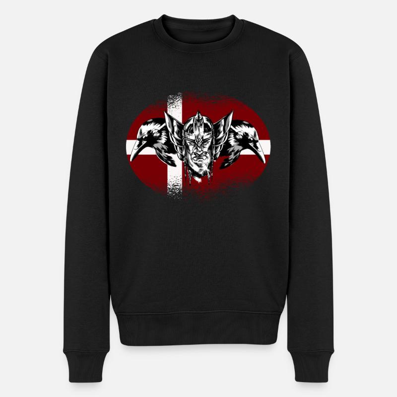 Hugin & Munin Odin Danemark - Pull Premium bio Homme - noir