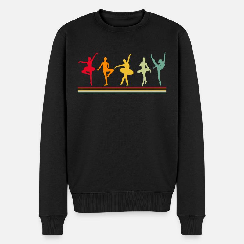 Danse Balett Rétro - Pull Premium bio Homme - noir