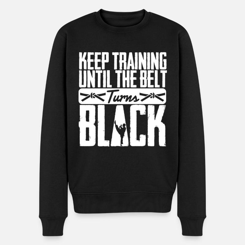 TKD Korean Martial Arts Tae Kwon - Männer Premium Bio Pullover - Schwarz