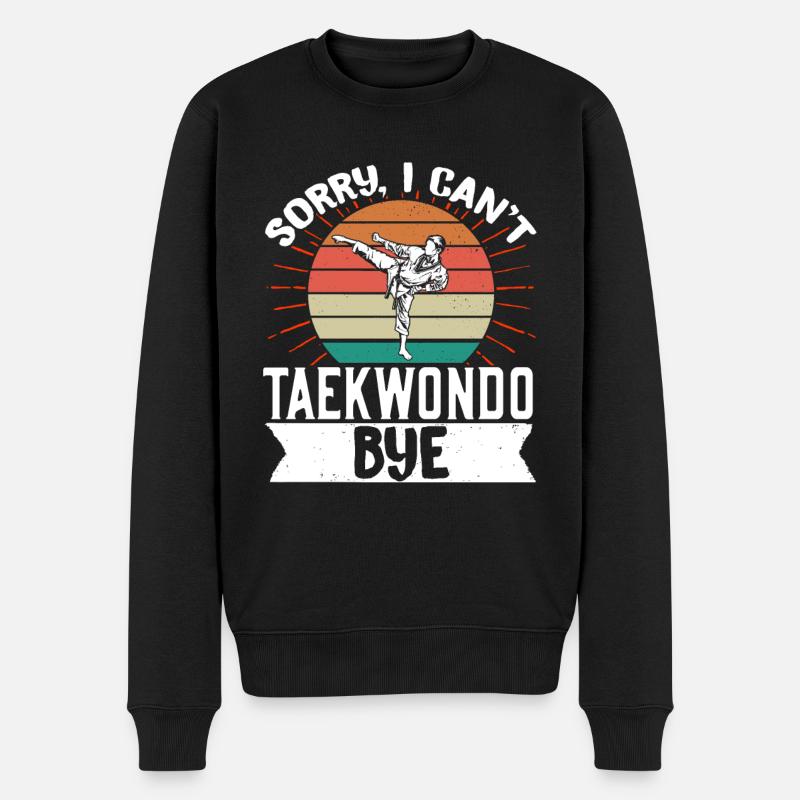 TKD Korean Martial Arts Tae Kwon - Männer Premium Bio Pullover - Schwarz