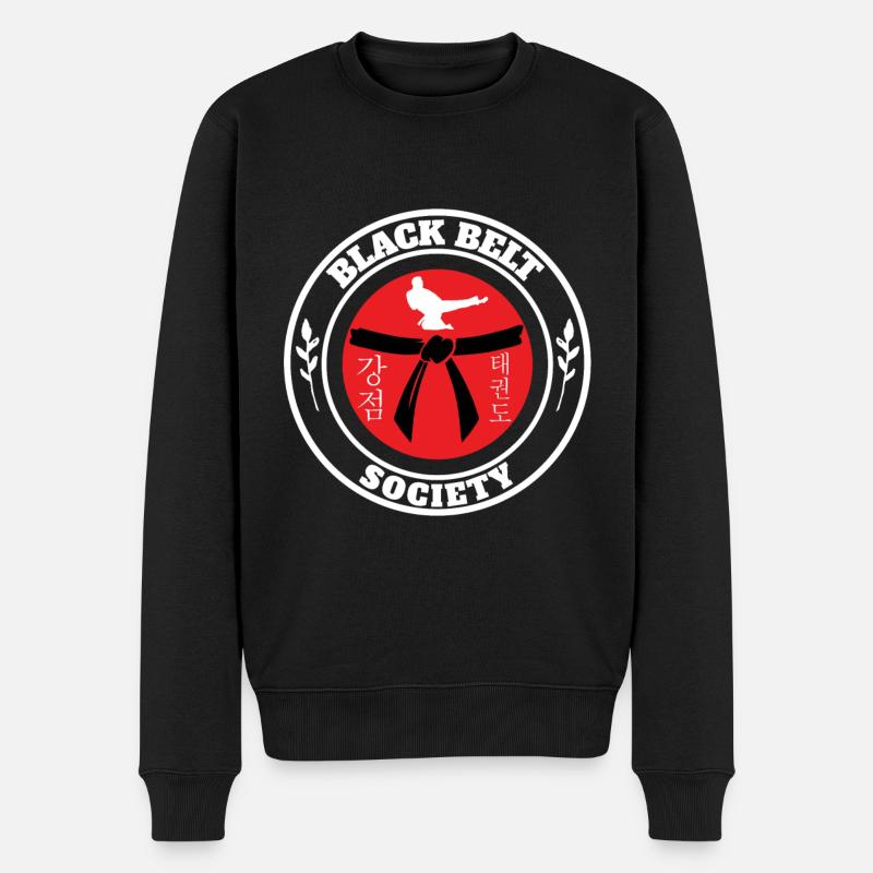 TKD Korean Martial Arts Tae Kwon - Männer Premium Bio Pullover - Schwarz