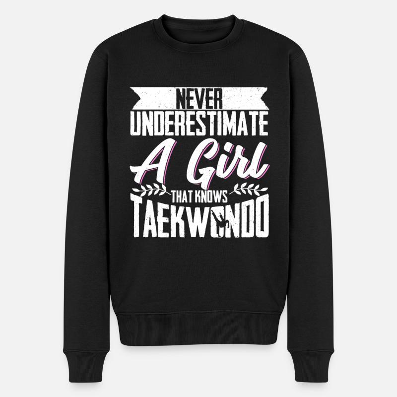 TKD Korean Martial Arts Tae Kwon - Männer Premium Bio Pullover - Schwarz