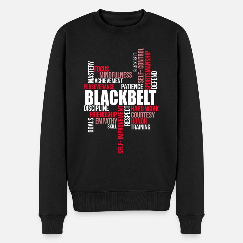 TKD Korean Martial Arts Tae Kwon - Männer Premium Bio Pullover - Schwarz