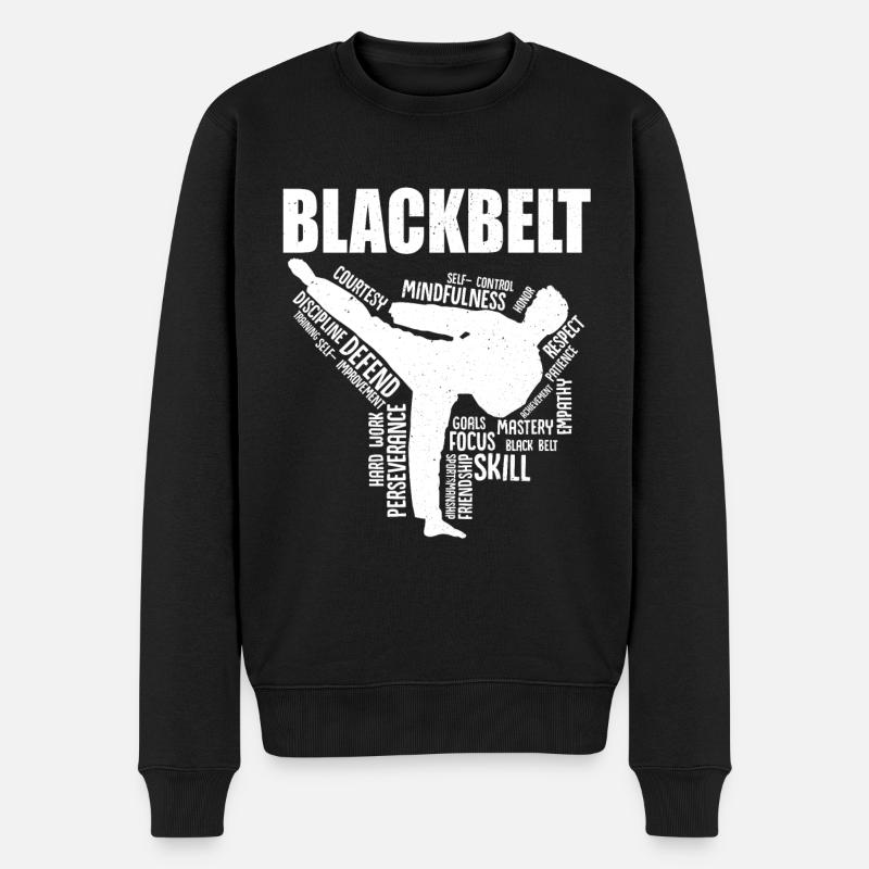 TKD Korean Martial Arts Tae Kwon - Männer Premium Bio Pullover - Schwarz