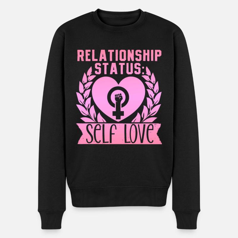 Feminist Womens Rights Female - Männer Premium Bio Pullover - Schwarz