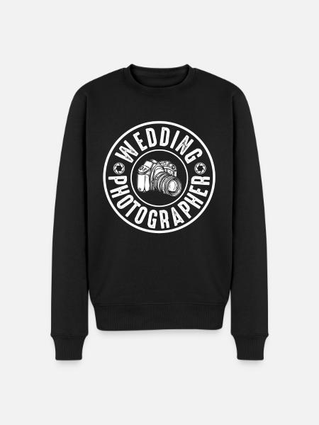 Photography Camera Lens - Männer Premium Bio Pullover - Schwarz
