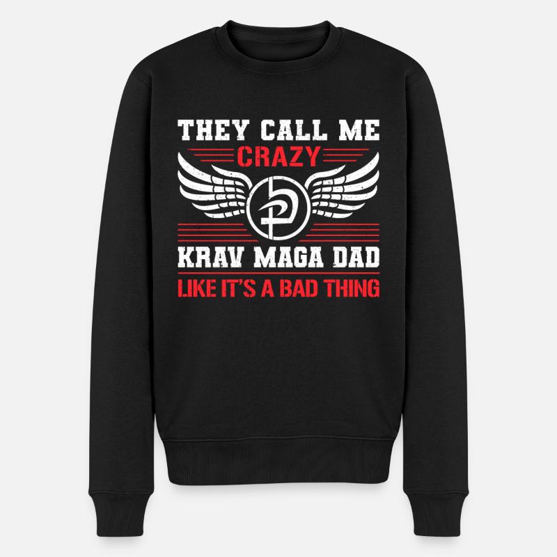 Krav Maga Apparel Israélien Self - Pull Premium bio Homme - noir