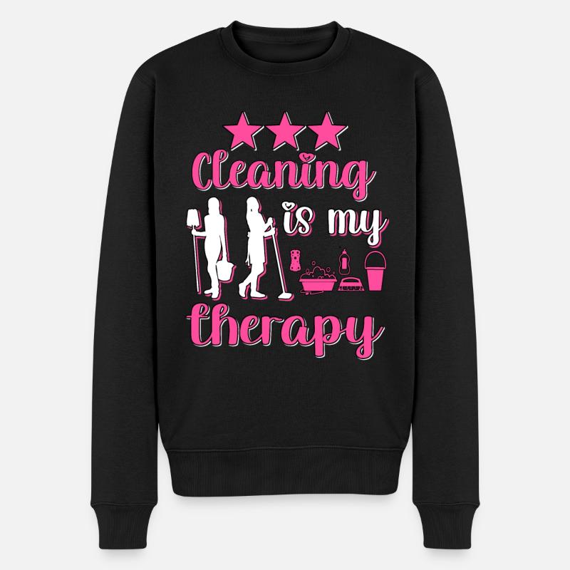 Femme de ménage Nettoyeuse - Pull Premium bio Homme - noir