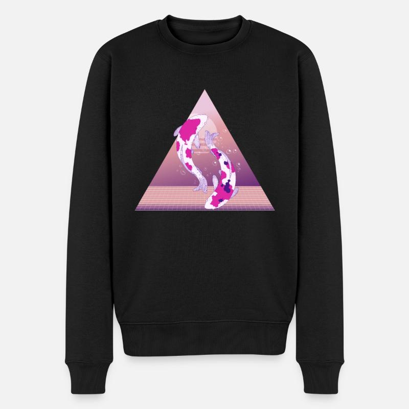 koi - Männer Premium Bio Pullover - Schwarz