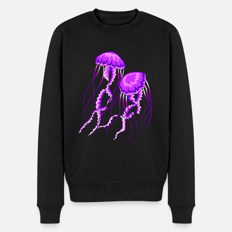 Méduse - Pull Premium bio Homme - noir