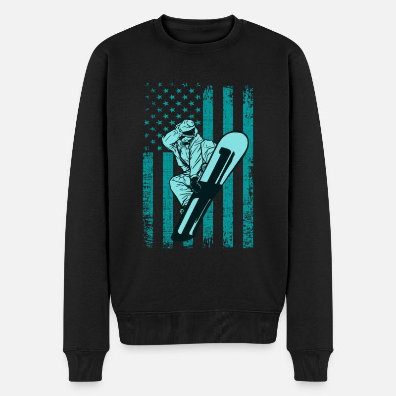 Snowbaord - Pull Premium bio Homme - noir