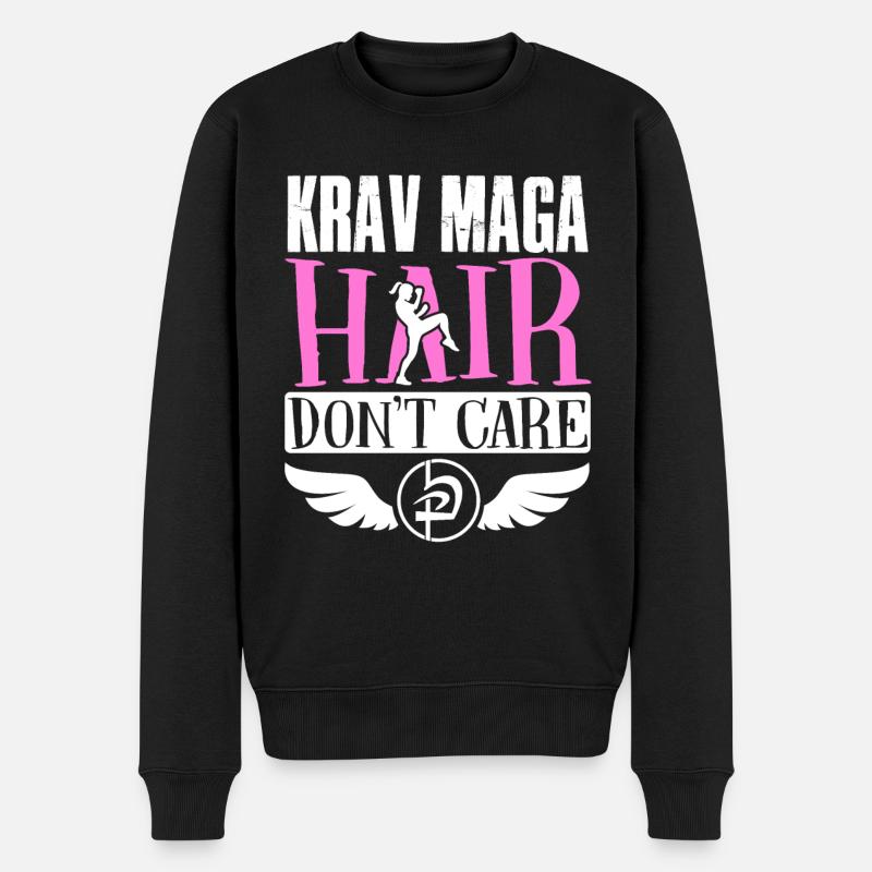 Krav Maga Apparel Israeli Self - Männer Premium Bio Pullover - Schwarz