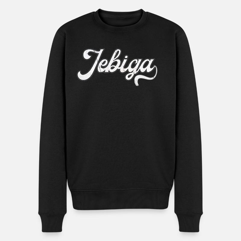 Balkan SFRJ kroatisch bosnisch serbisch Jebiga - Männer Premium Bio Pullover - Schwarz
