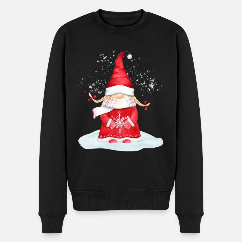 Noël Gnome Elfes Nains - Pull Premium bio Homme - noir