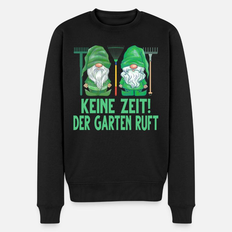 Garten Hobbygärtner Gärtner - Männer Premium Bio Pullover - Schwarz
