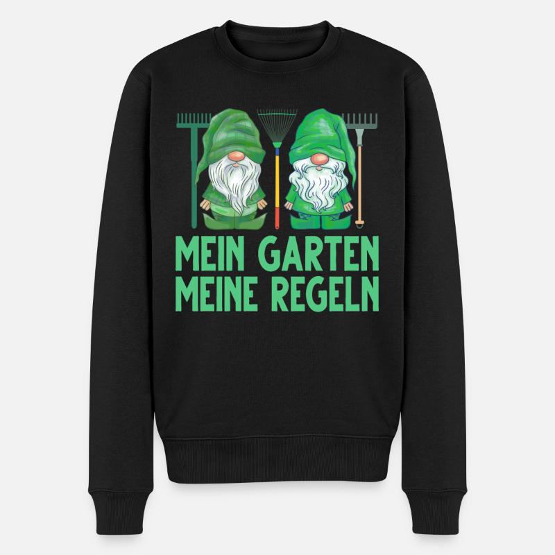 Garten Hobbygärtner Gärtner - Männer Premium Bio Pullover - Schwarz