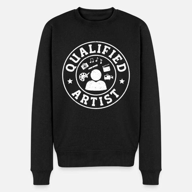 Artiste Artiste - Pull Premium bio Homme - noir