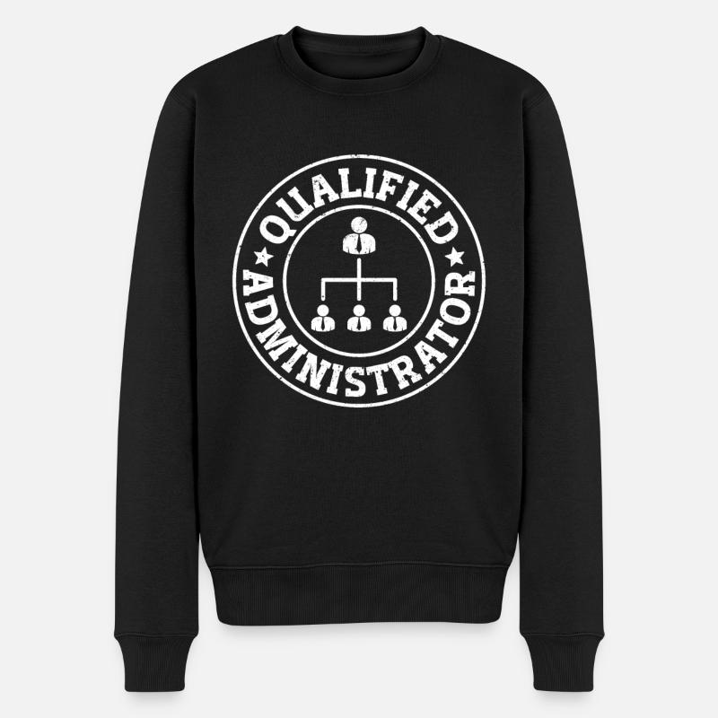 Administrateur de leadership - Pull Premium bio Homme - noir