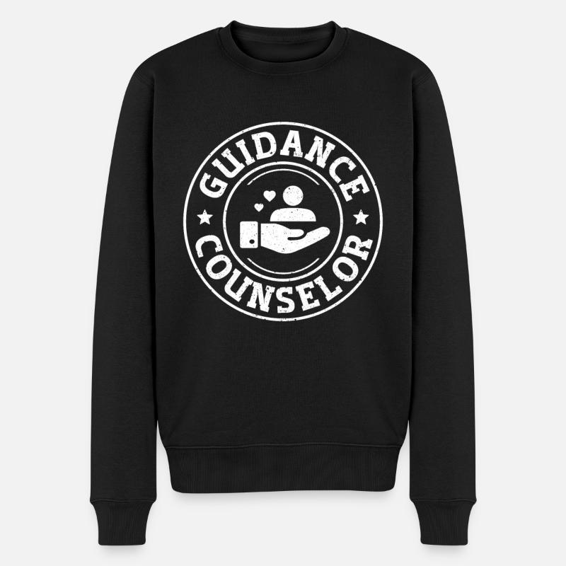 Conseiller d’orientation - Pull Premium bio Homme - noir