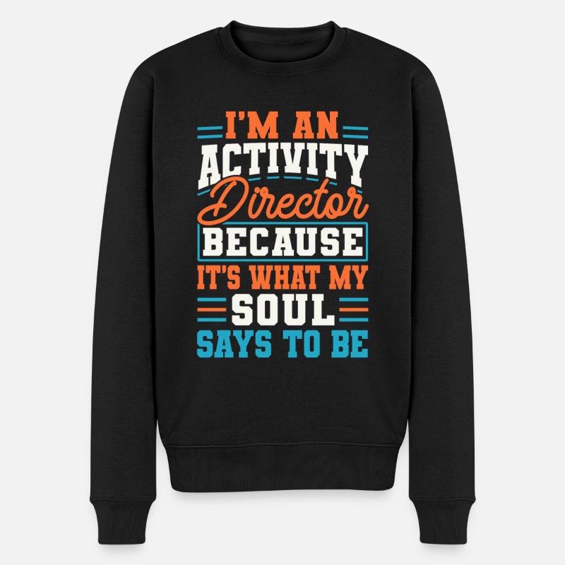 Awesome Activity Director Activity - Männer Premium Bio Pullover - Schwarz