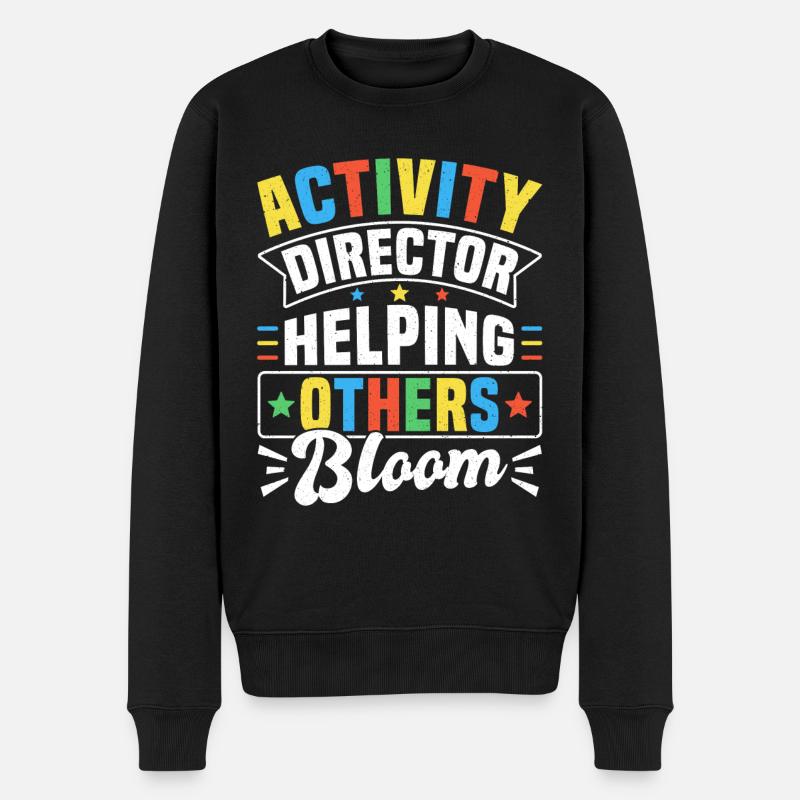 Awesome Activity Director - Männer Premium Bio Pullover - Schwarz