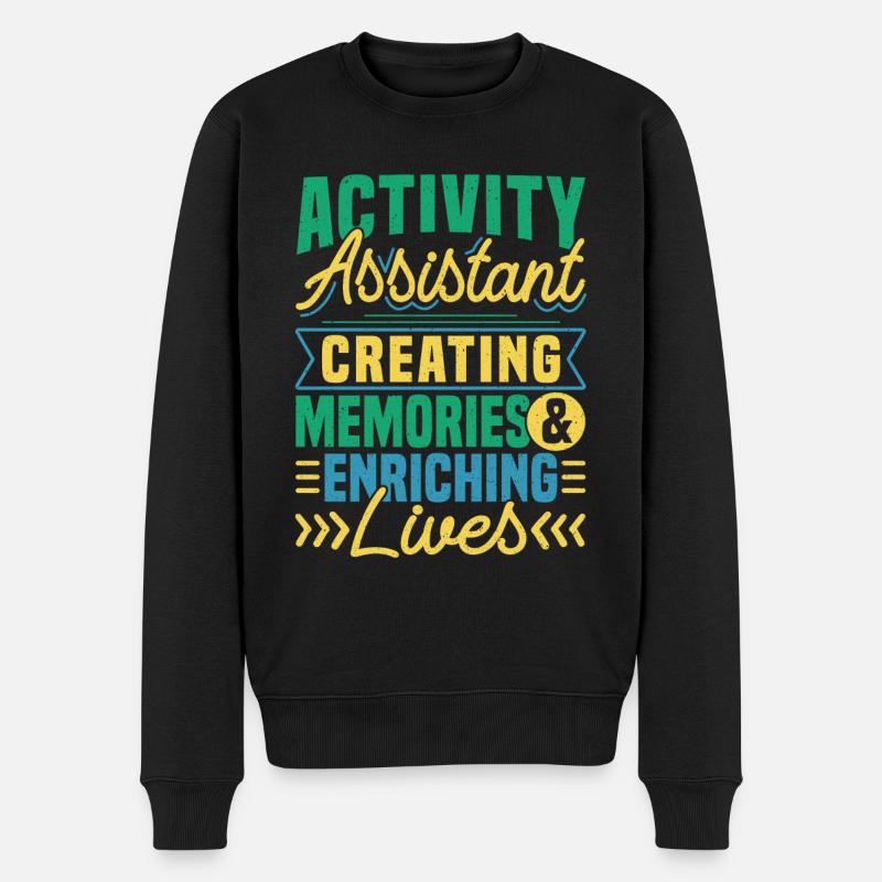 Activity Assistant Appreciation - Männer Premium Bio Pullover - Schwarz