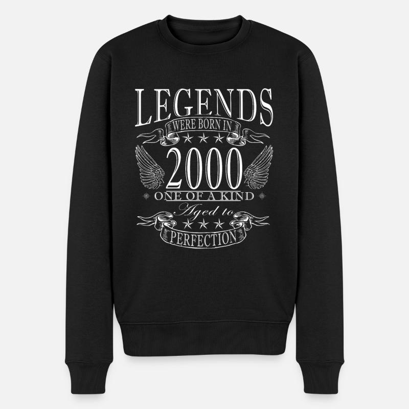 Légende 2000 - Année 2000 - Année 2000 - Pull Premium bio Homme - noir