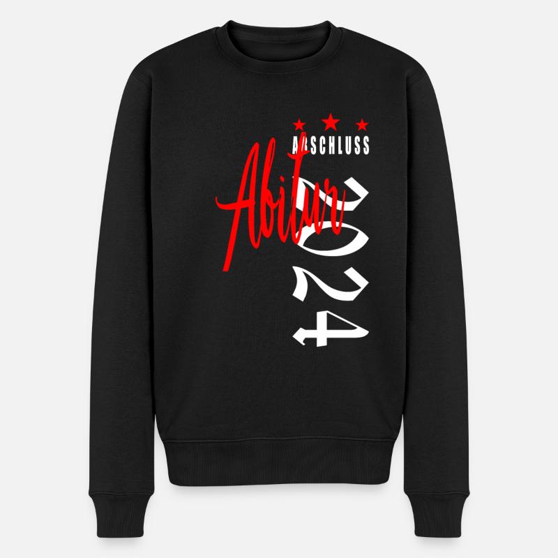 Abitur 2024 - Männer Premium Bio Pullover - Schwarz