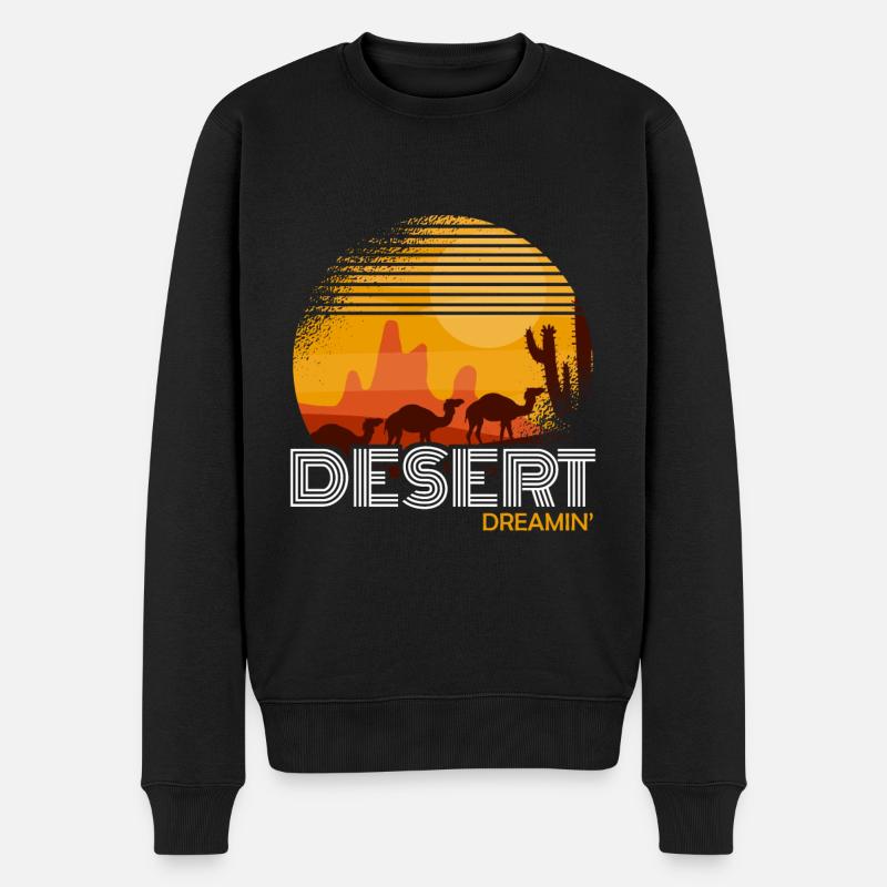 Désert - Pull Premium bio Homme - noir