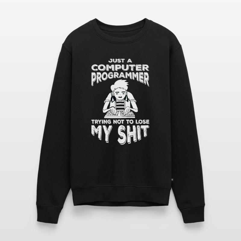 Lustiger Informatiker Spruch Programmierer Männer Premium Bio Pullover