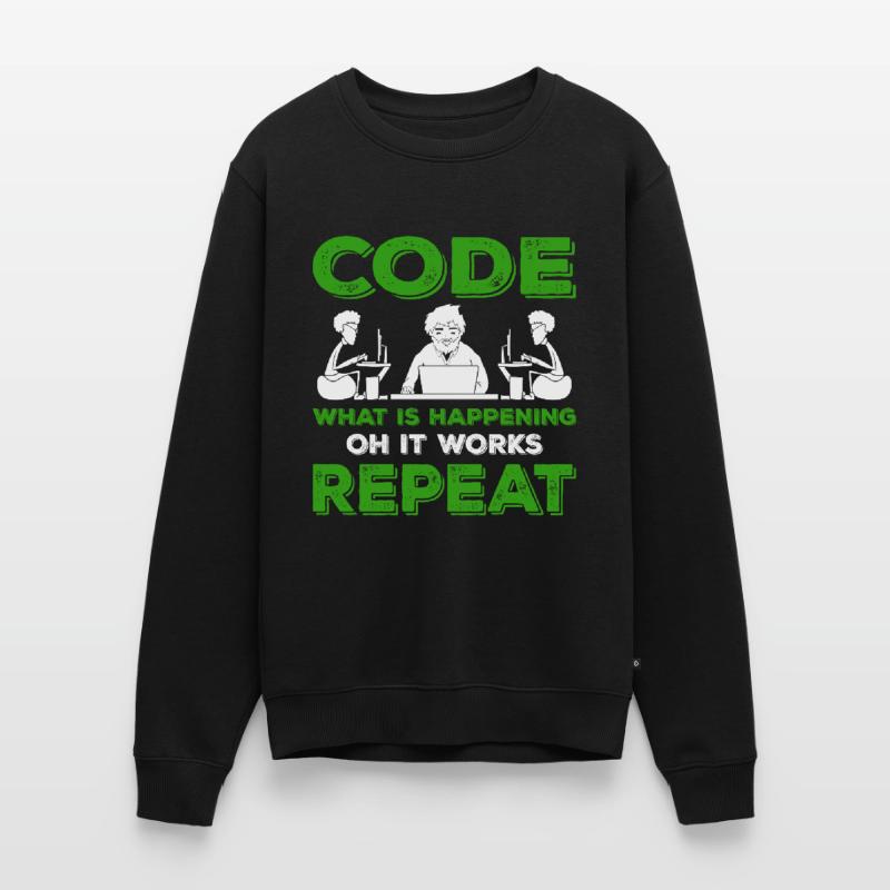 Programmeur Programmation Informatique Cadeau Routine Pull Premium bio Homme