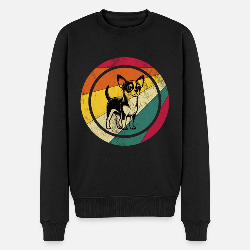 Maman Chihuahua - Pull Premium bio Homme - noir