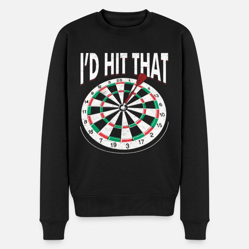 Darter Spruch - Pull Premium bio Homme - noir