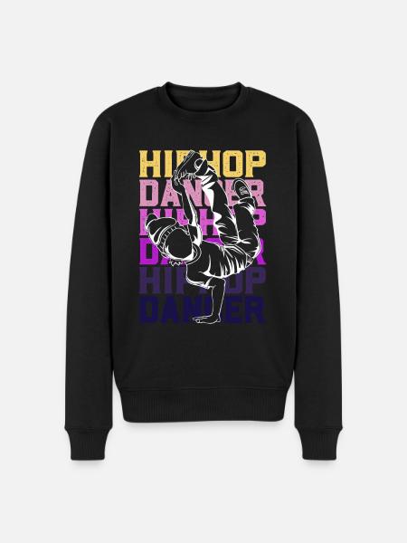 Breakdance Breakdancer - Pull Premium bio Homme - noir