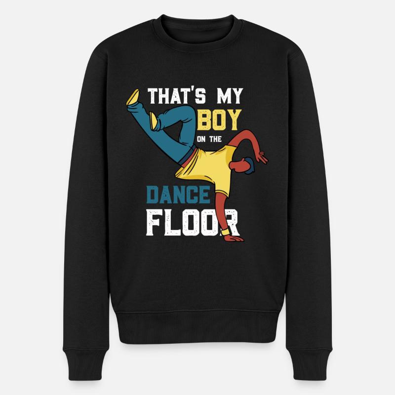 BreakDancer - Pull Premium bio Homme - noir