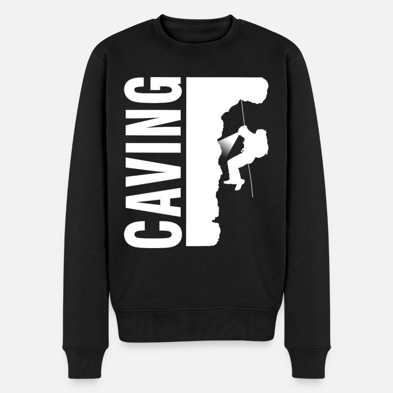 Spéléologie - Pull Premium bio Homme - noir