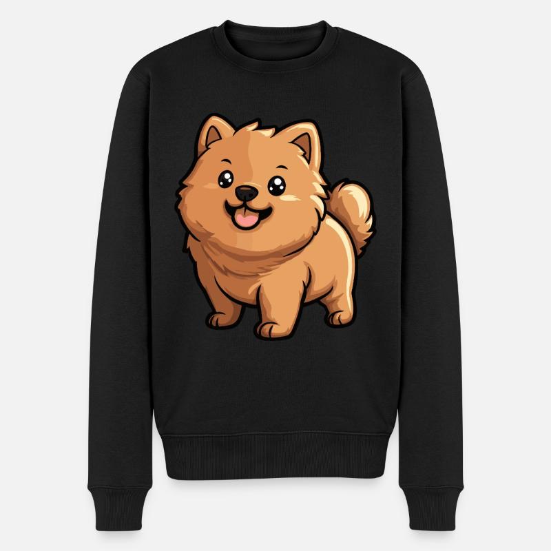 Chow Chow Chien Mignon - Pull Premium bio Homme - noir