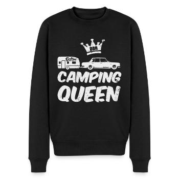 Wartburg 353 Camping Queen look partenaire - Pull Premium bio Homme - noir - Devant - Nico (187cm)