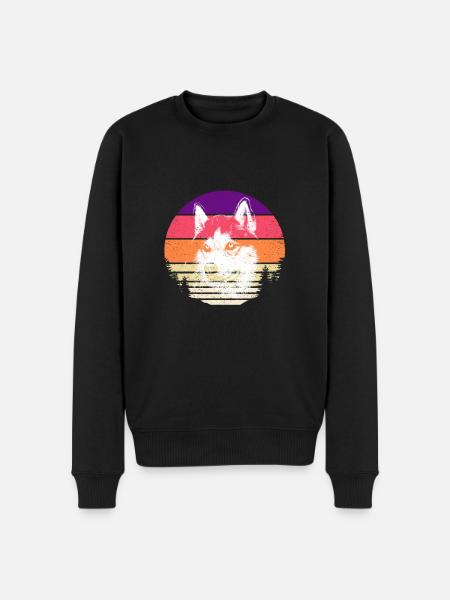 Alaska sunset sunset - Men's Premium Organic Jumper - black