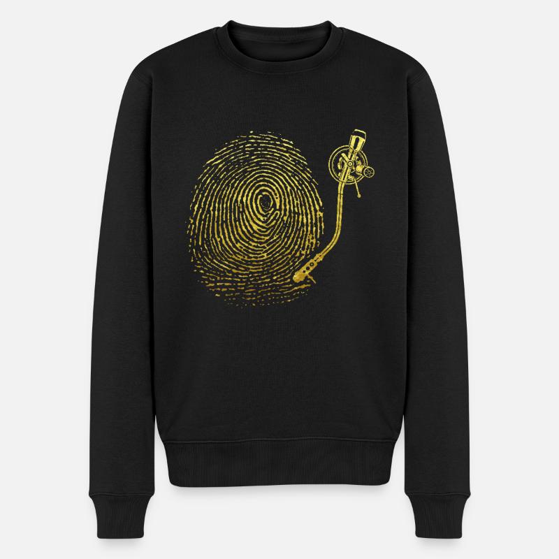 Tourne-disque vinyle numérique - Pull Premium bio Homme - noir