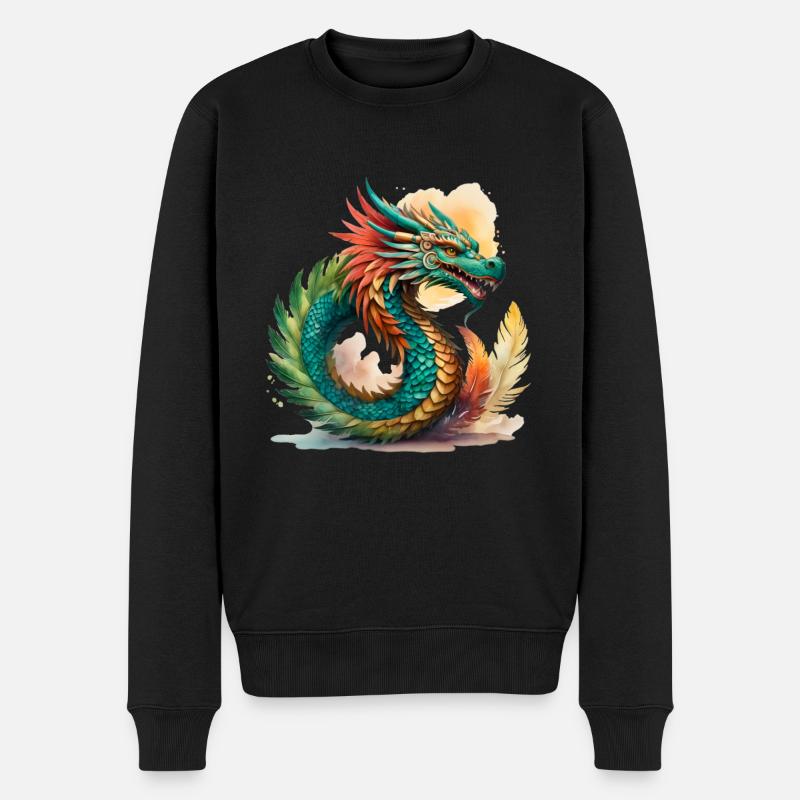 Kukulcán - Pull Premium bio Homme - noir