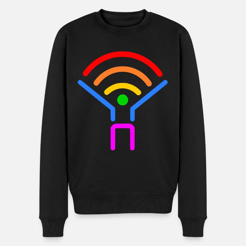 Lgbt - Männer Premium Bio Pullover - Schwarz