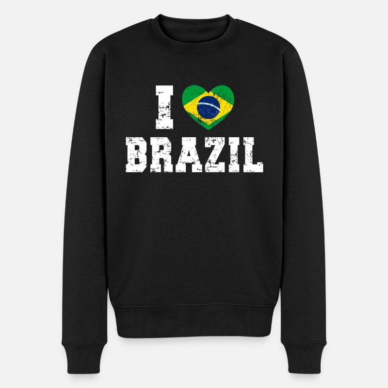 Brésil - Pull Premium bio Homme - noir