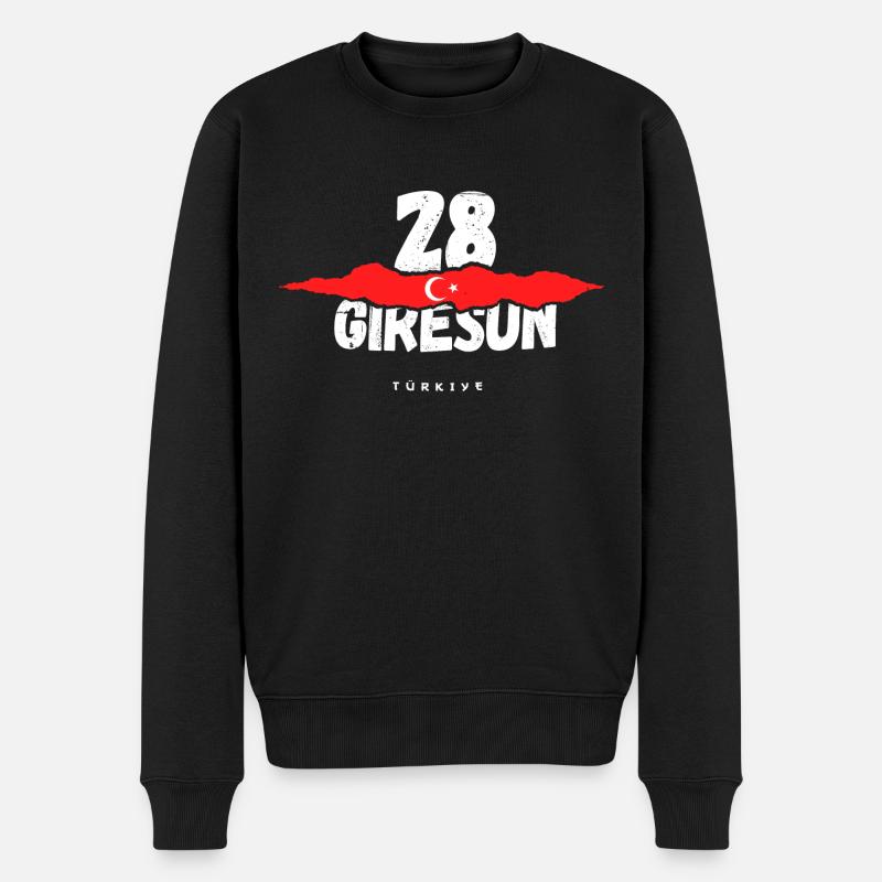 28 Giresun Türkiye Türkei - Männer Premium Bio Pullover - Schwarz
